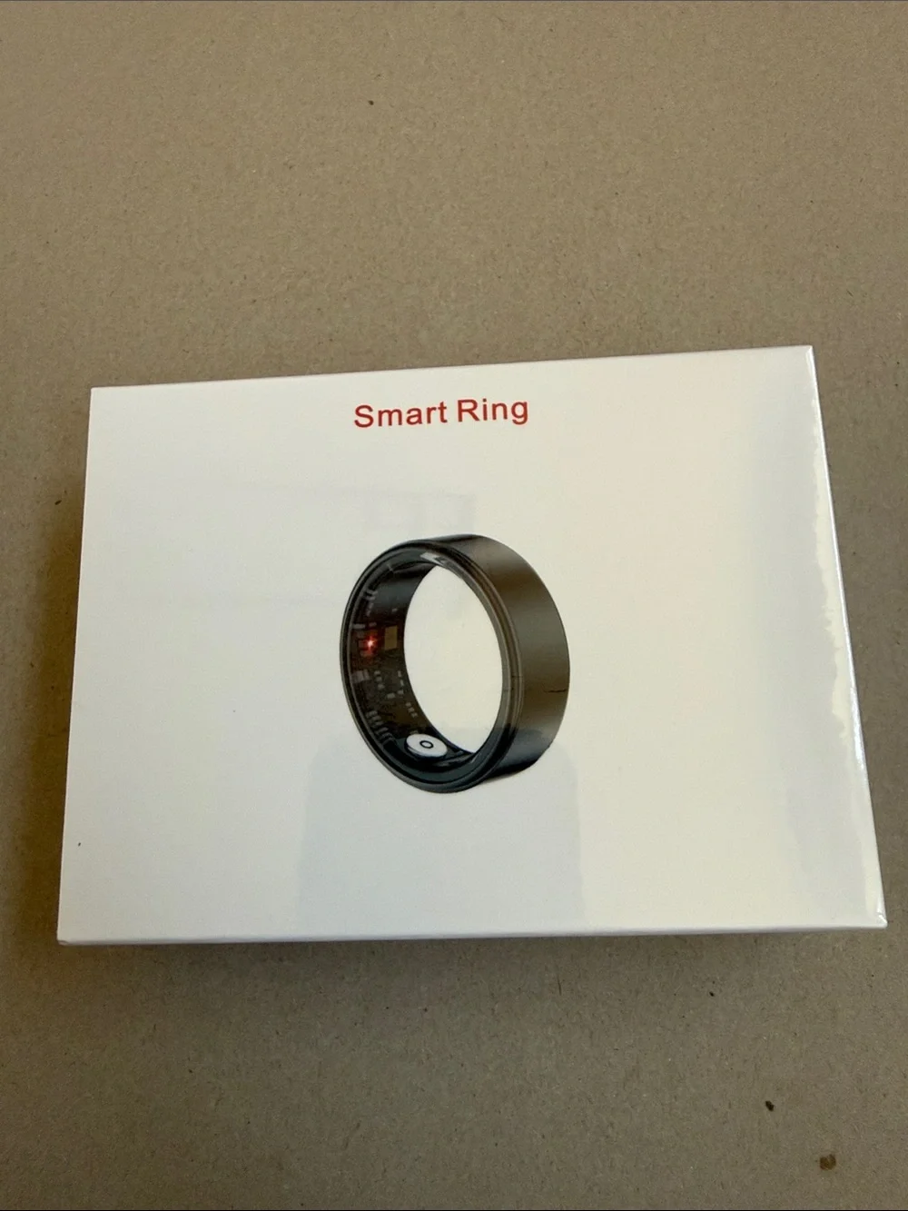 Smart J Ring for Women Men, Sleep Activity Health Tracking Ring, Black Size 9